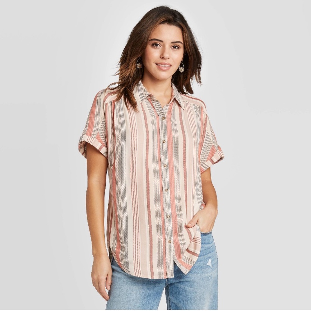 XXL Short Sleeve Button-Down - Universal Thread™